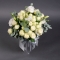 Букет нареченої з піоноподібними трояндами і еустомою - Фото 2