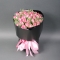 Букет із півоноподібних тюльпанів Чорний опал - Фото 1