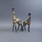 Figurines Pair of Giraffes (gold) - Photo 2