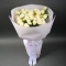 Bouquet of 9 Snow World roses - Photo 1