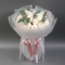 Букет із 19 білих роз Вайт Охара - Фото 1