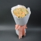 Bouquet of Peach Avalanche roses and chamomiles - Photo 3