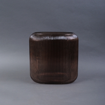 Ваза скло ребриста Elisa