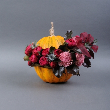 Composition “Flower Smile of Halloween”