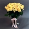 Букет із 51 троянди Піч Аваланч і Олена спрей - Фото 3