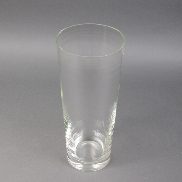 Ваза стеклянная конус 37х17см