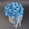 Композиція блакитних троянд - Фото 5