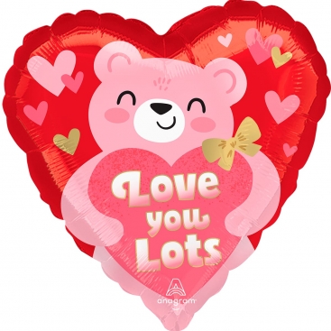 Foil balloon “Bear with a tender hug”