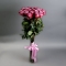 Букет 25 троянд Діп Пьорпл - Фото 2