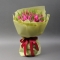 Букет із тюльпанів Фуксія - Фото 2