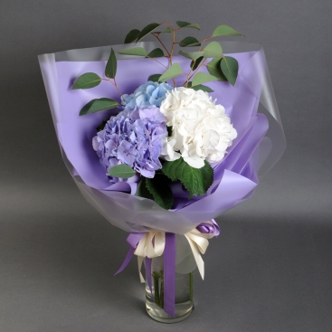 Bouquet of 3 Hydrangea mix