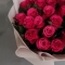 Букет 25  троянд Такаци Дарк Пинк - Фото 3