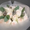 Bouquet of 19 white roses White Ohara - Photo 2