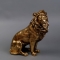 Декоравтина фігурка лев сидячий золотий 33см - Фото 2